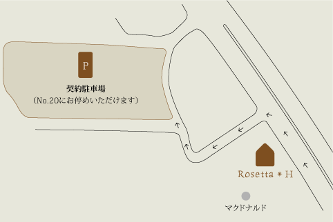 花・フラワーアレンジ・リース・オーダーメイド｜Rosetta*H（ロゼッタアッシュ）へのアクセス